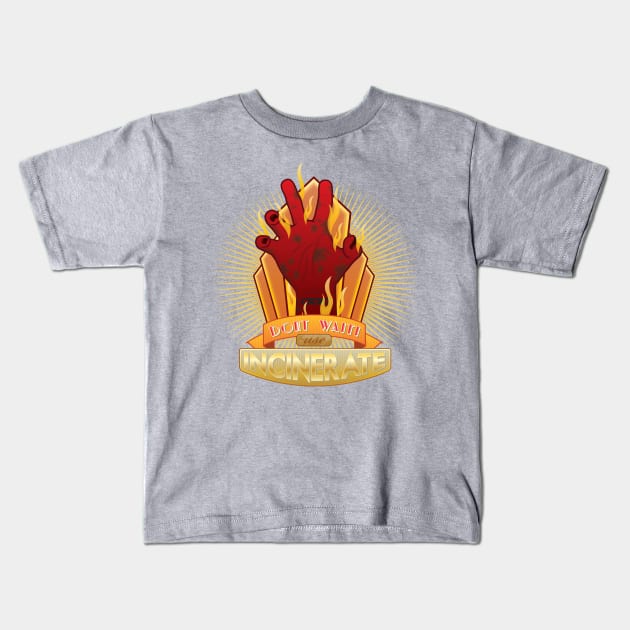 Incinerate Plasmid Kids T-Shirt by Woah_Jonny